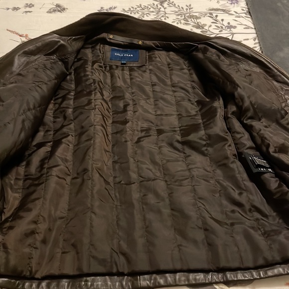 Cole Haan Lambskin Leather Jacket - Picture 4 of 4